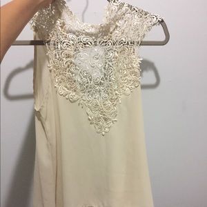 Lacy flowy top